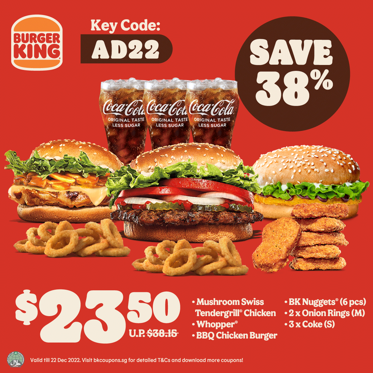 Burger King Coupon Deals 1for1 deals & more November 2022 SGDtips