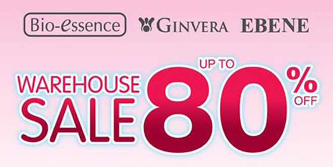 Bio-essence Ginvera Ebene Warehouse Sale Mar 2017