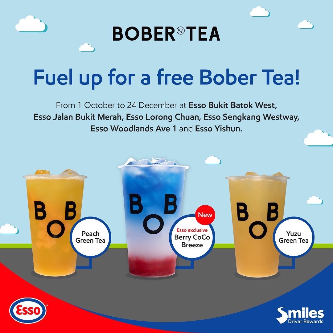 Bober Tea promo - Free Drink