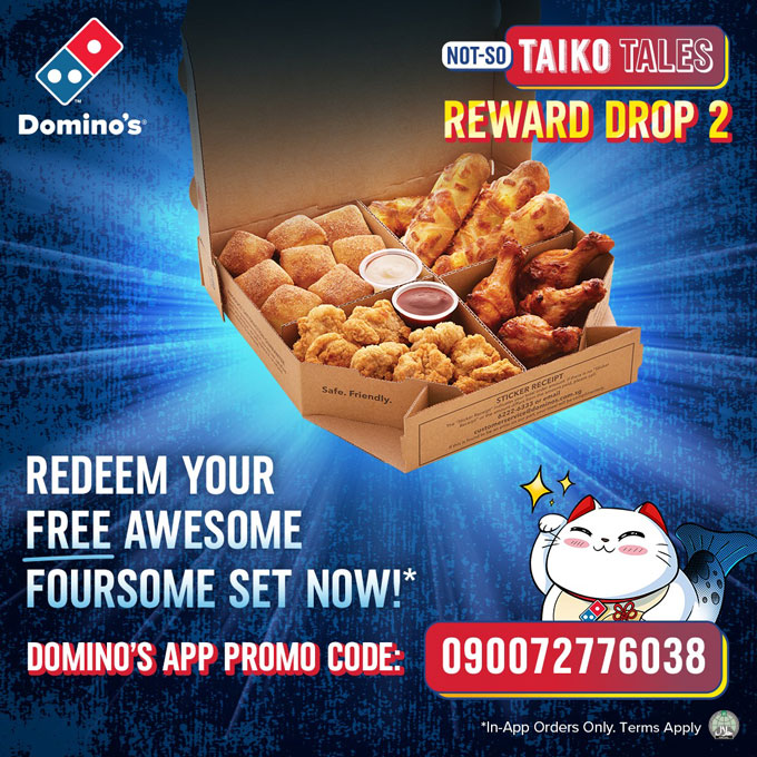 Domino's Promo Code: Free Awesome Foursome