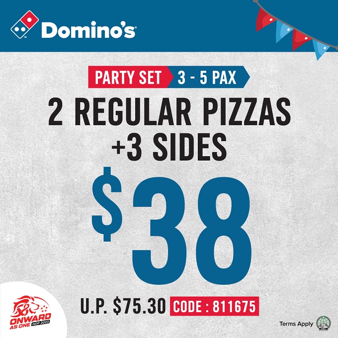 Domino's Pizza National Day Deals from S$5.80