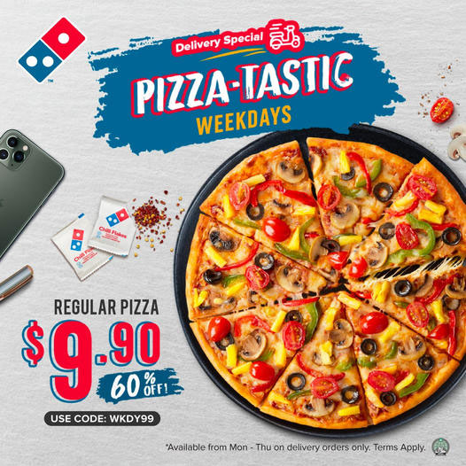 Dominos Weekday Deal from S$9.90