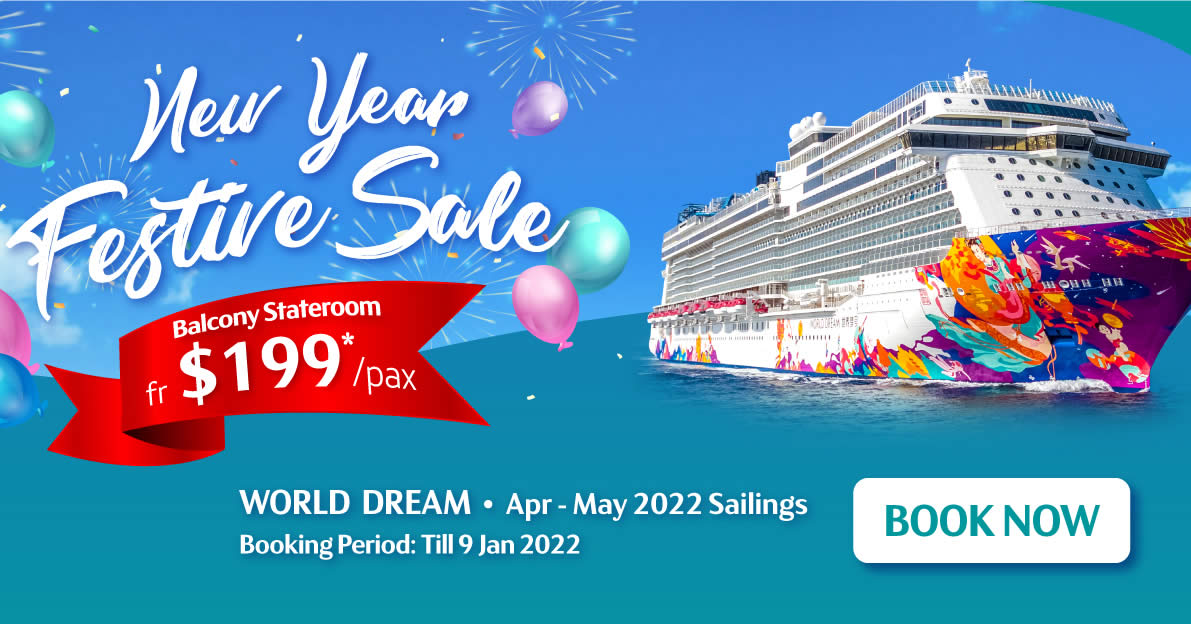 Dream Cruises Early Bird Sale: S$199 Deal