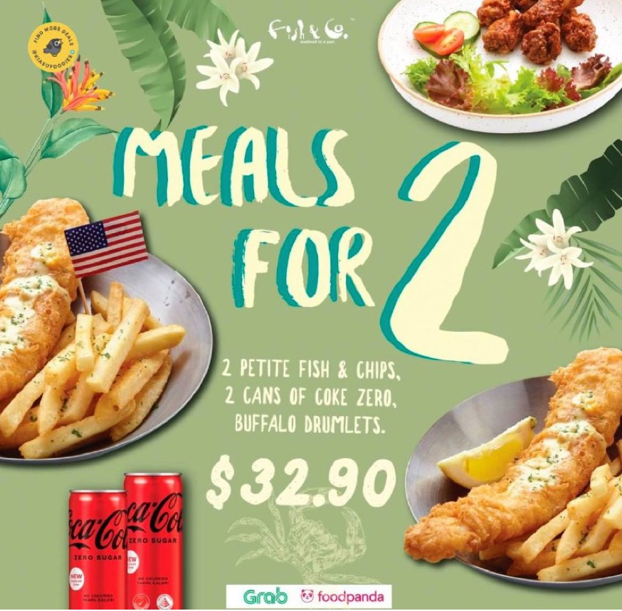 Fish & Co promo - S$32.90 Deal