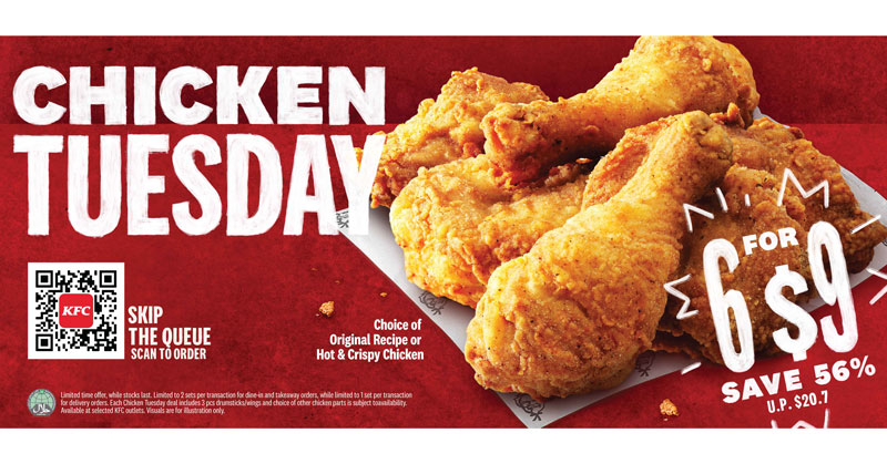 KFC Chicken Tuesday promotion