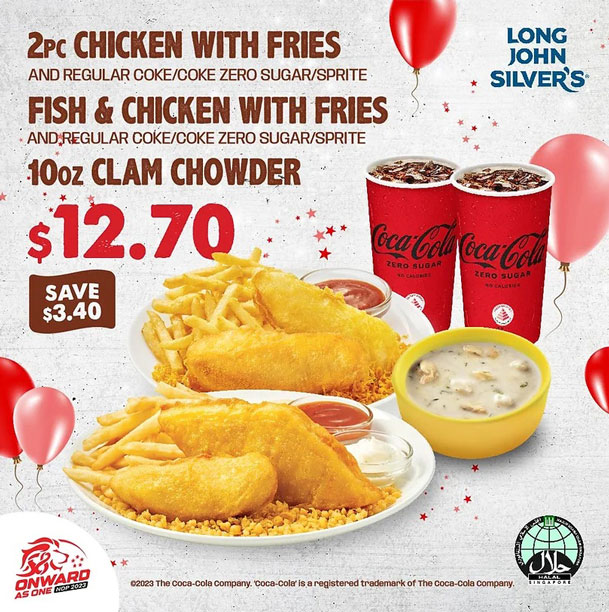 Long John Silver's Coupons from S$3.50