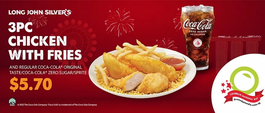 Long John Silver's NDP-Coupons: Meals from S$5.70