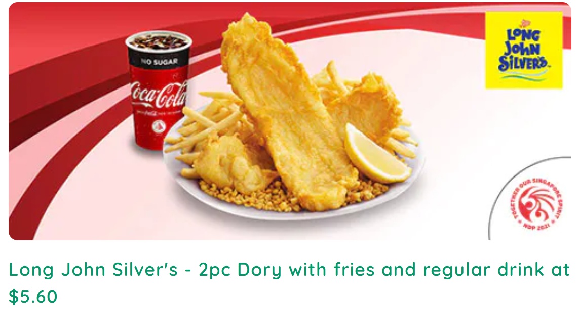 Long John Silver's Coupons: NDP Coupons at S$5.60 &amp; more | SGDtips September 2021