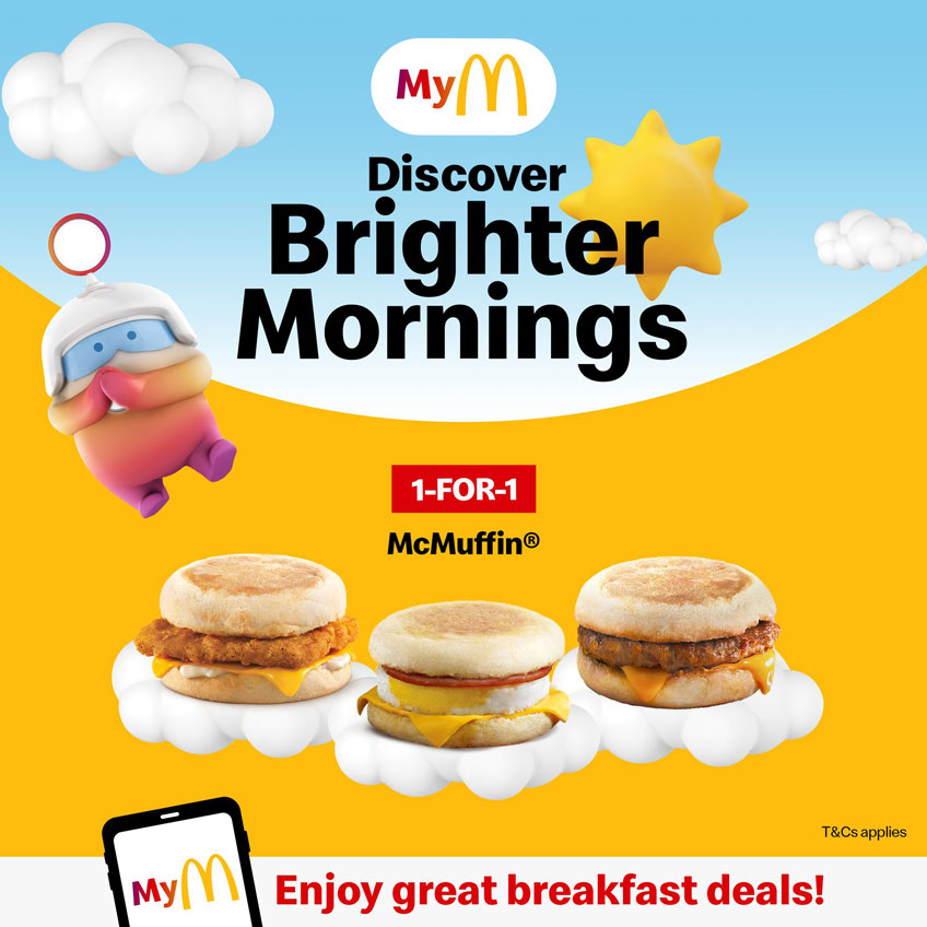 McDonald's Happy Monday Offer: 1-for-1 McMuffin
