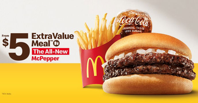 McDonald's S$5 Extra Value Meal
