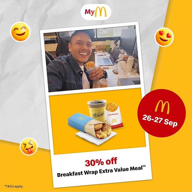 McDonald's App Deal: 1-for-1 & 30% Off