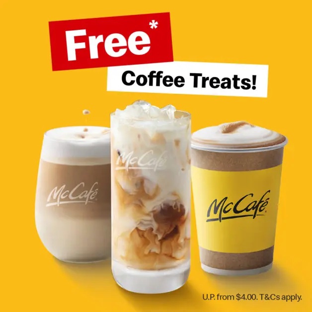 McDonald's Free Coffee Treats