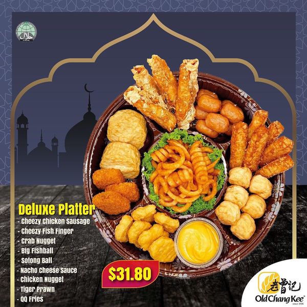 Deluxe Platter at $31.80