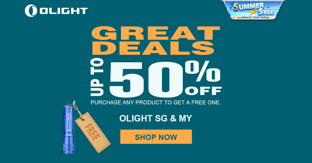 Olight Summer Flash Sale in July SGDtips