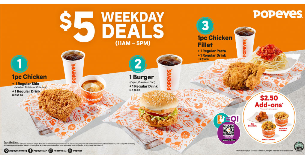 Popeyes Promotions May 2023 5 Deals, 46 Off 8pc Chicken & more SGDtips