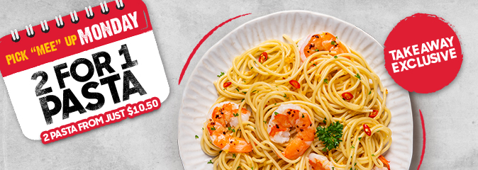 Pick "Mee" Up Monday - 2 For 1 Pasta at Pizza Hut