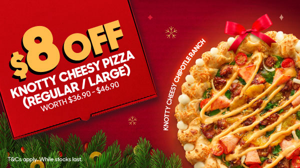Pizza Hut S$8 Off Coupon