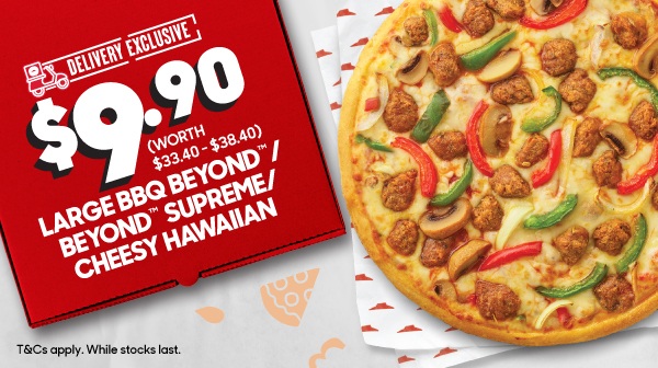 Pizza Hut Delivery Deal: S$9.90 Large Pizza