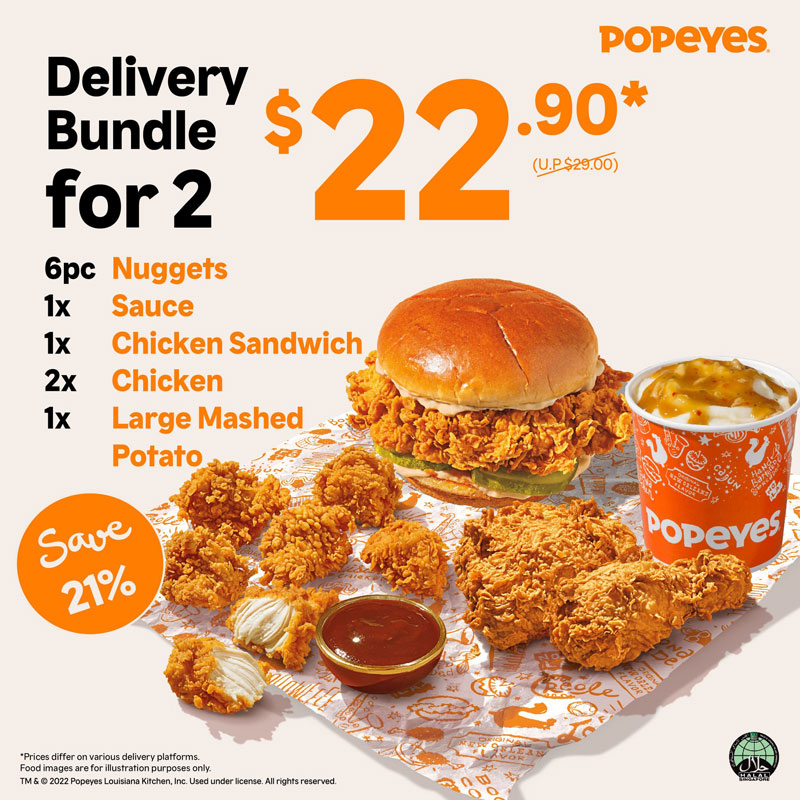 Popeyes Buttermilk Chicken Nugget Combo Promotions