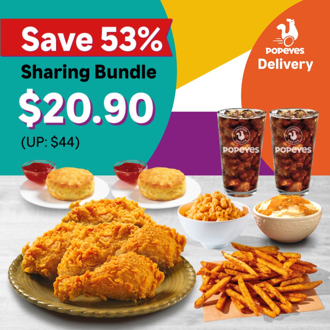 Popeyes Promotions June 2021 1for1 Promo, 5 for S7.90 & more SGDtips