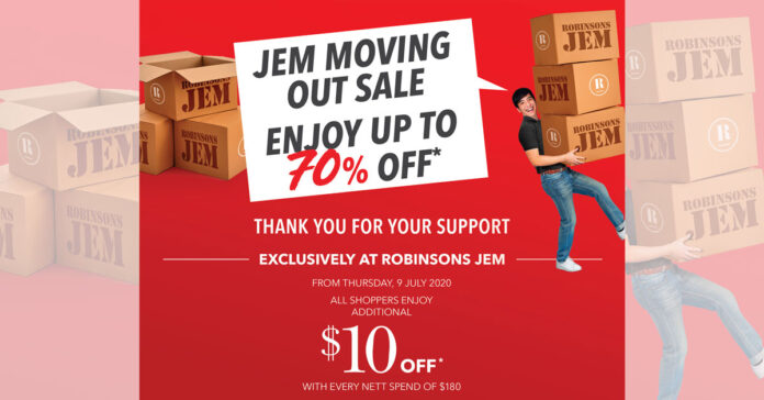 Robinsons Jem Moving Out Sale - Up to 70% OFF