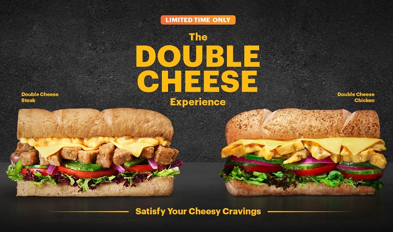 New Subway Double Cheese