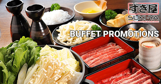 buffet promotions at Suki-Ya