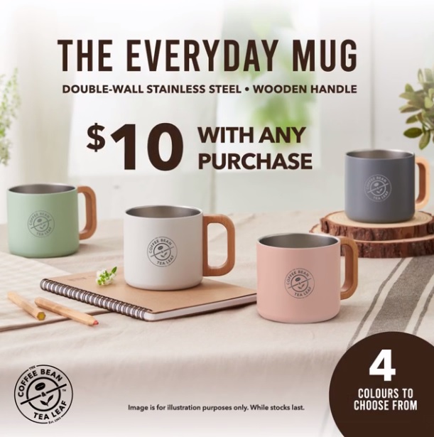 The coffee bean and tea leaf _ the everyday mug $10