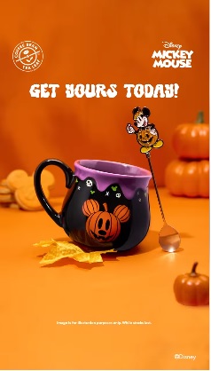 The coffee bean  &tea leaf halloween mug
