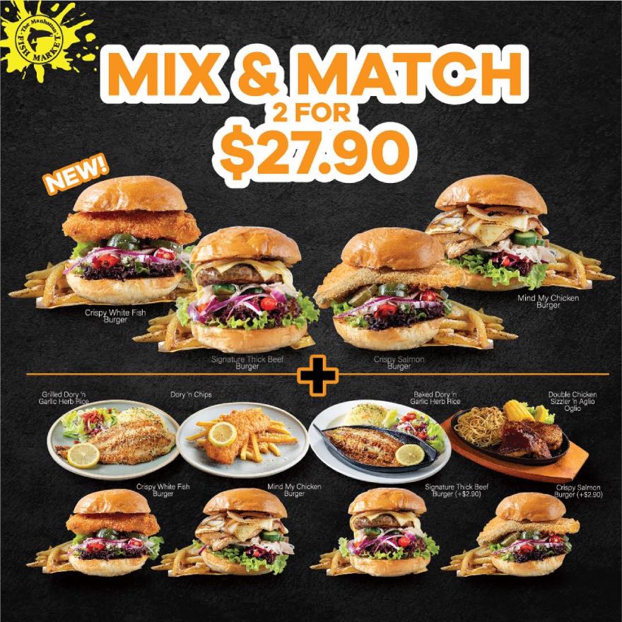 The Manhattan FISH MARKET - 2-For-S$27.90