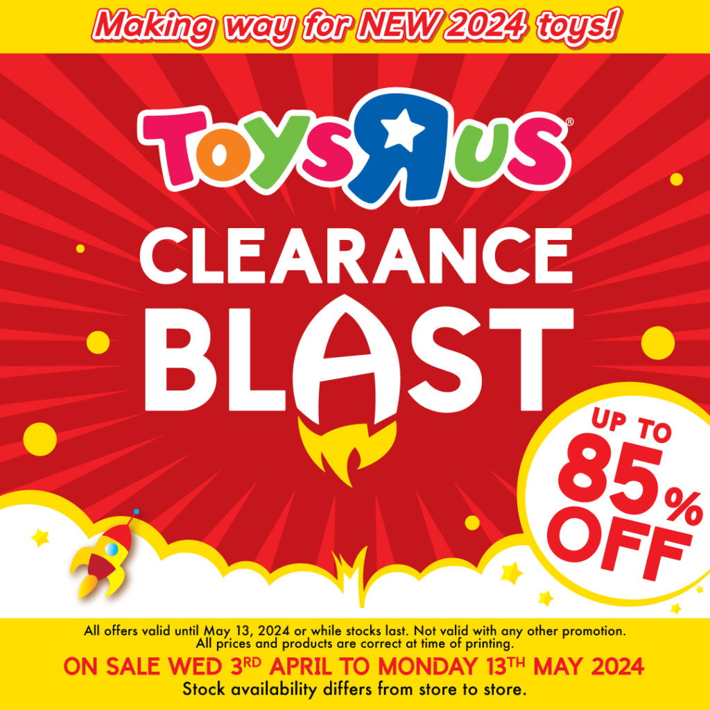 Toys R Us sale: 85% off