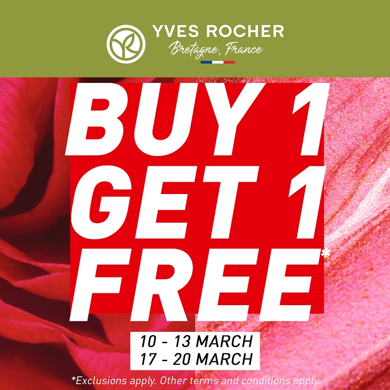 Yves Rocher Special Sale: Buy 1 Get 1