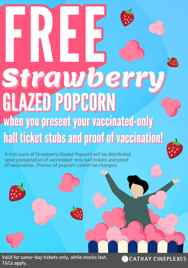 FREE Strawberry Glazed Popcorn
