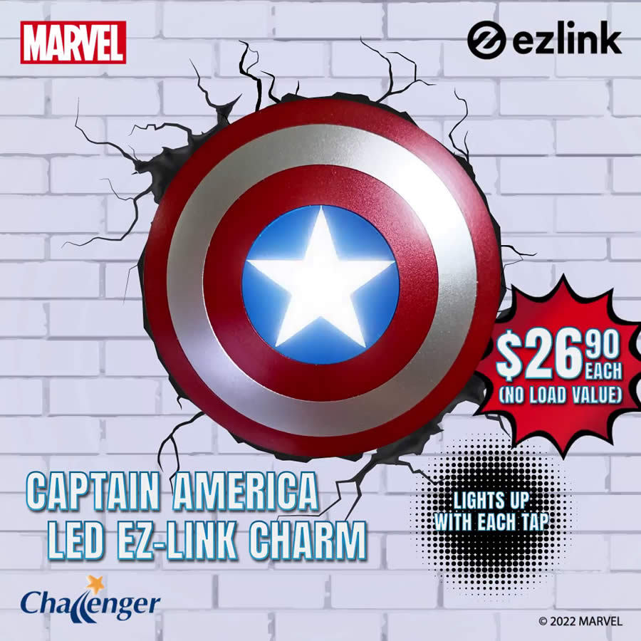 New Captain America Link Charm