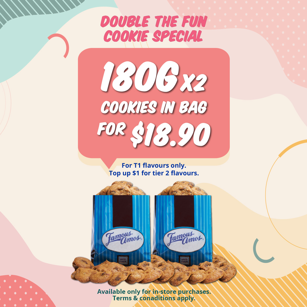 famous amos offer
