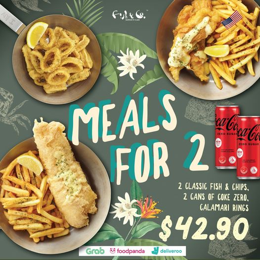 Meal For 2 at S$42.90
