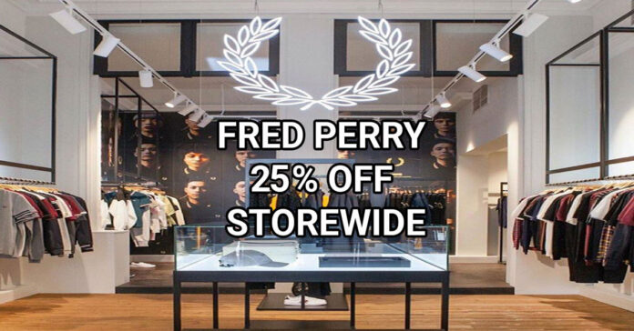 Fred Perry Storewide Sale Nov 2020