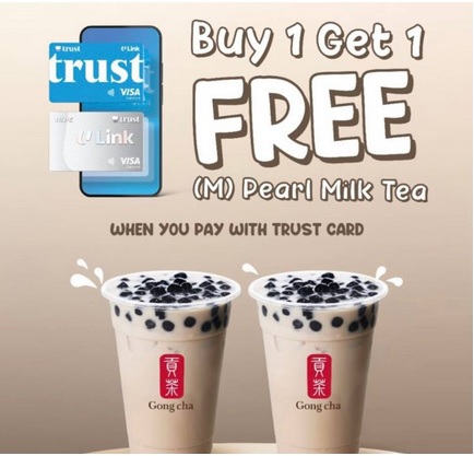 gongcha 1for1 deal