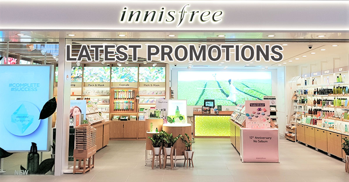 Innisfree Sales Free Gifts SG August 2024 SGDtips