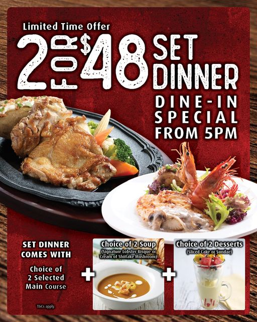 Jacks Place 2-for-S$48 set 19 oct 2021