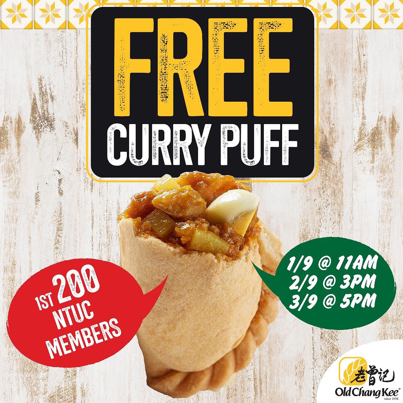 Old Chang Kee free curry puff