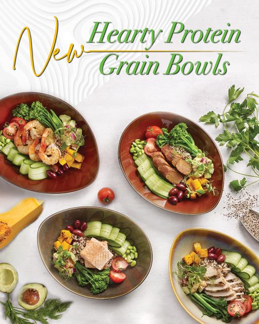New Healthy Protein Grain Bowls
