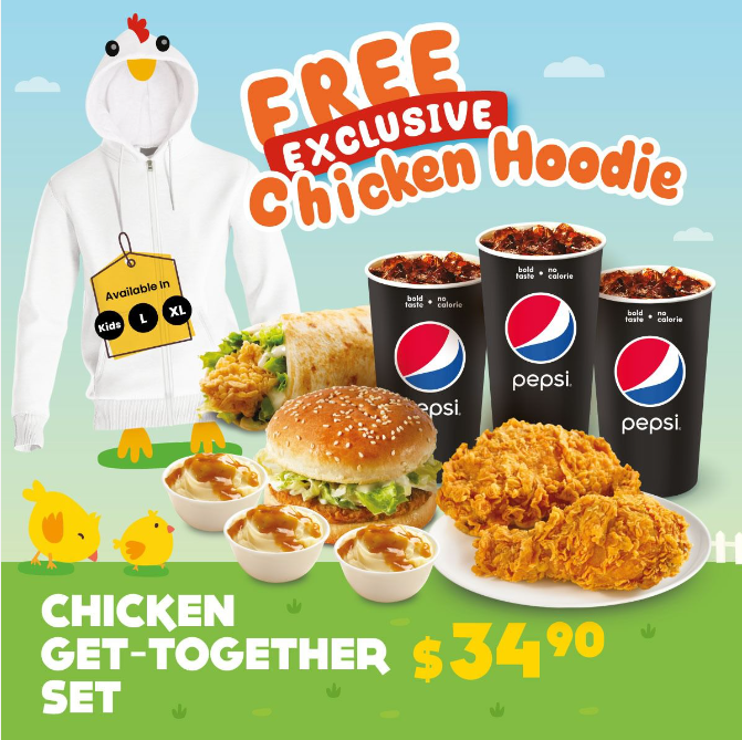 texas chicken hoodie deal