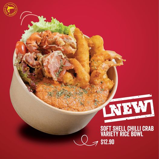 New Soft Shell Chilli Crab Rice Bolw