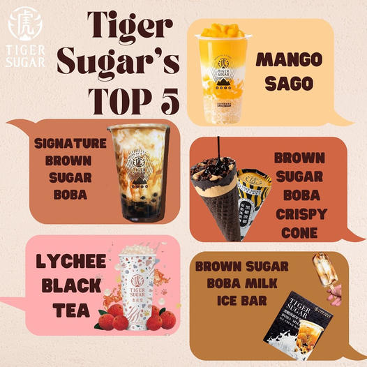 Tiger Sugar's Top 5