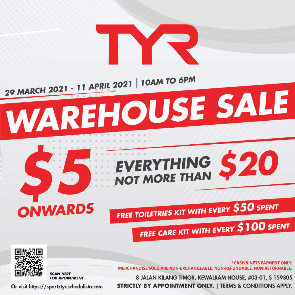 TYR 2021 Warehouse Sale